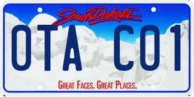 SD license plate 0TAC01