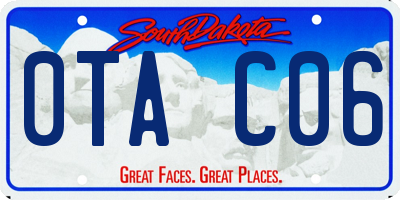 SD license plate 0TAC06