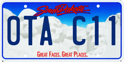 SD license plate 0TAC11