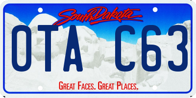 SD license plate 0TAC63