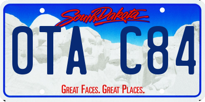 SD license plate 0TAC84
