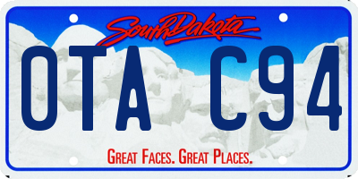 SD license plate 0TAC94