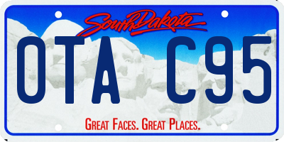 SD license plate 0TAC95