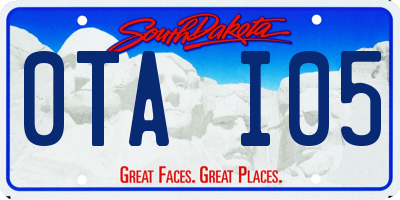 SD license plate 0TAI05