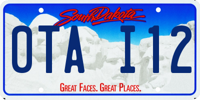 SD license plate 0TAI12