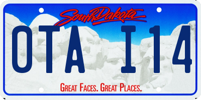 SD license plate 0TAI14