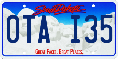 SD license plate 0TAI35