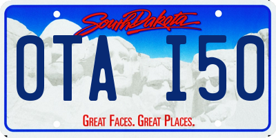 SD license plate 0TAI50