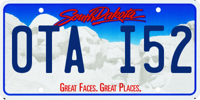 SD license plate 0TAI52