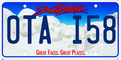 SD license plate 0TAI58