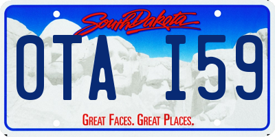 SD license plate 0TAI59