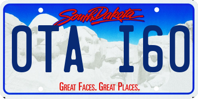 SD license plate 0TAI60
