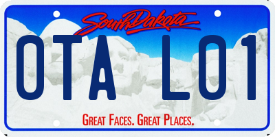 SD license plate 0TAL01