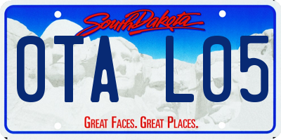 SD license plate 0TAL05