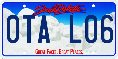 SD license plate 0TAL06