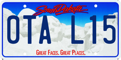 SD license plate 0TAL15