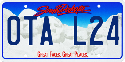 SD license plate 0TAL24