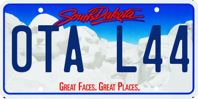 SD license plate 0TAL44