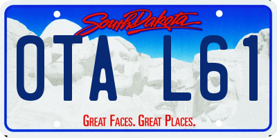 SD license plate 0TAL61