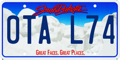 SD license plate 0TAL74