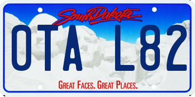 SD license plate 0TAL82