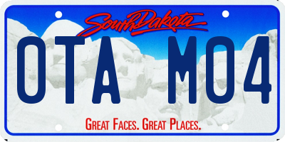 SD license plate 0TAM04