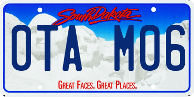 SD license plate 0TAM06