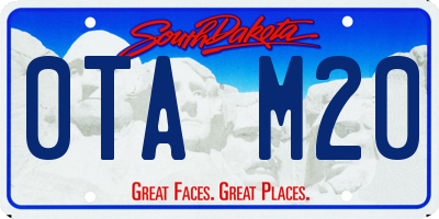 SD license plate 0TAM20
