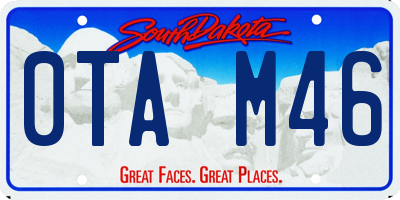 SD license plate 0TAM46