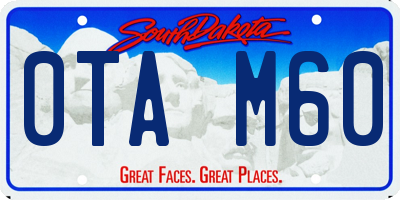 SD license plate 0TAM60
