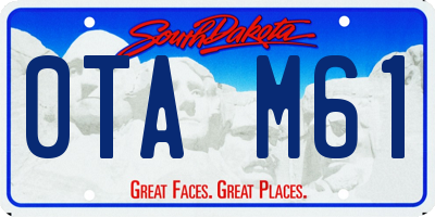 SD license plate 0TAM61