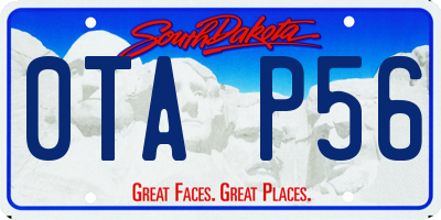 SD license plate 0TAP56