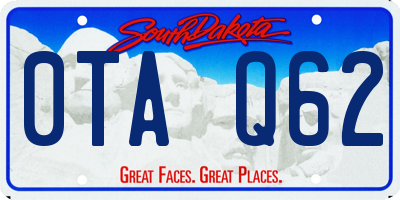SD license plate 0TAQ62