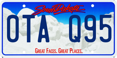 SD license plate 0TAQ95