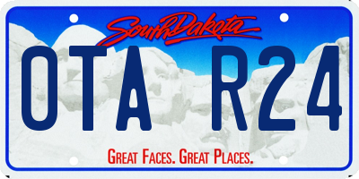 SD license plate 0TAR24