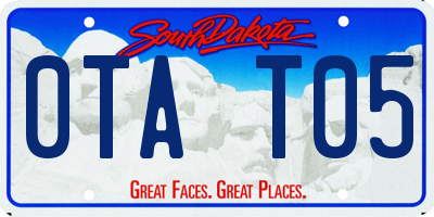SD license plate 0TAT05