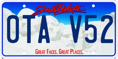SD license plate 0TAV52