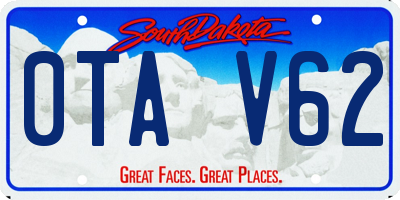 SD license plate 0TAV62