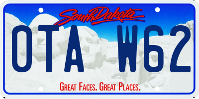 SD license plate 0TAW62
