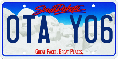 SD license plate 0TAY06