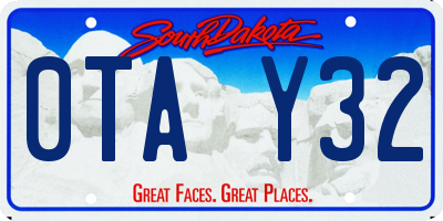 SD license plate 0TAY32