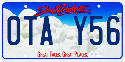 SD license plate 0TAY56