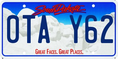 SD license plate 0TAY62