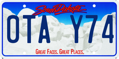 SD license plate 0TAY74