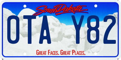 SD license plate 0TAY82