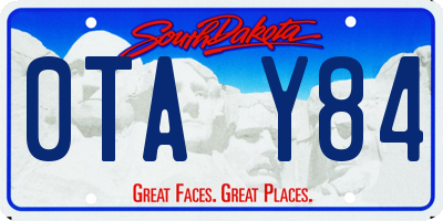 SD license plate 0TAY84