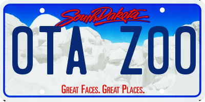 SD license plate 0TAZ00