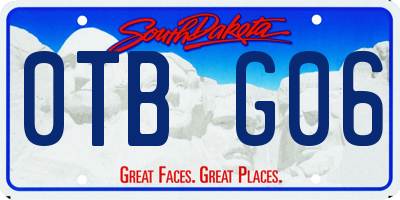 SD license plate 0TBG06