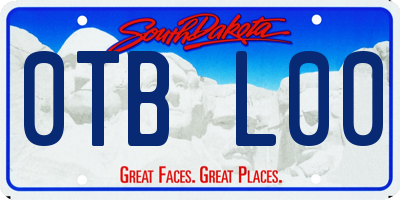 SD license plate 0TBL00