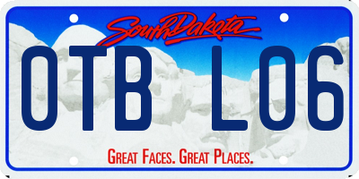 SD license plate 0TBL06